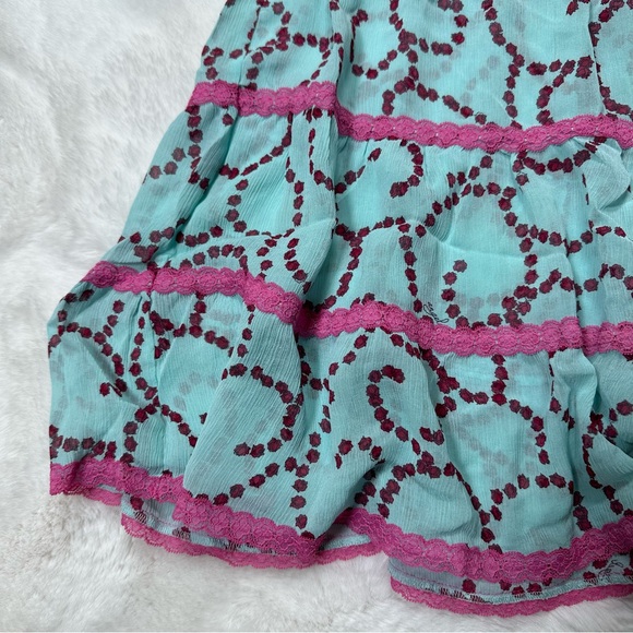 Y2K Victoria Secret Floral Mesh Tank Top - Picture 2 of 7